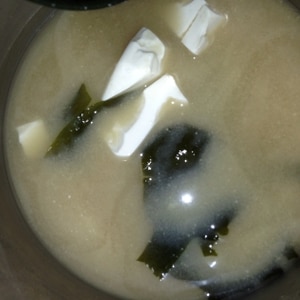 定番！豆腐の味噌汁